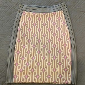 H&M Print Body Con Printed Skirt - M